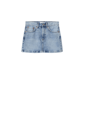 Denim miniskirt - Women | Mango USA
