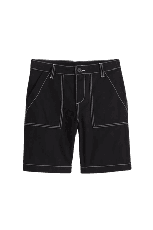 Low Waist Cargo shorts - Black - Ladies | H&M US