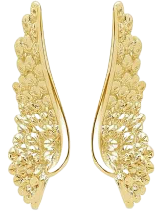 gold wing earrings - Google Search