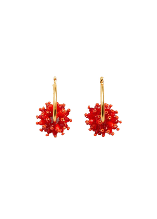 Crystal beads earrings - Women | Mango USA
