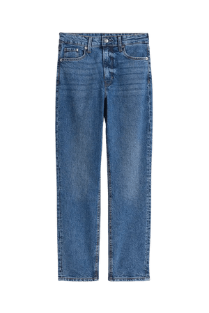Slim High Ankle Jeans - Denim blue - Ladies