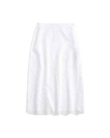 Women's Lace Midi Skirt | Women's New Arrivals | Abercrombie.com