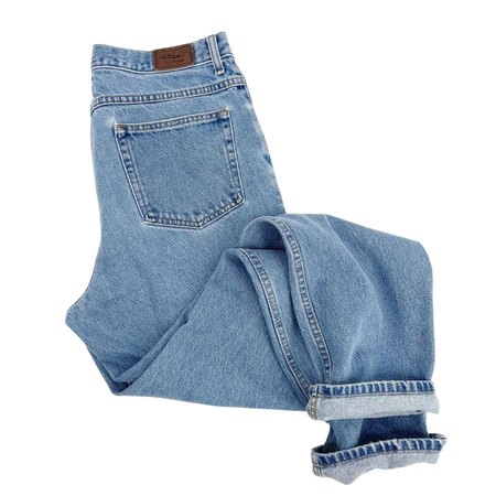 LL Bean High Rise Classic Fit Jeans Size 33x32 100%... - Depop