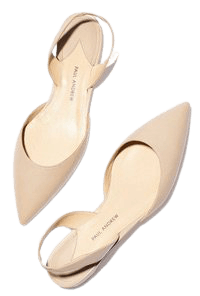 nude sling back shoes