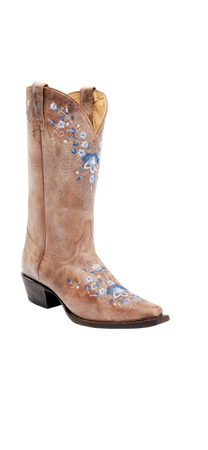 floral cowboy boot