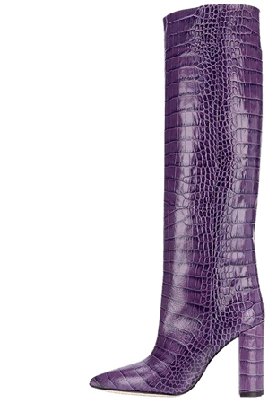 purple knee high boots - Google Search
