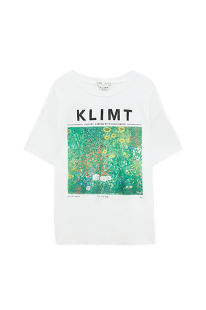 Klimt Sunflowers T-shirt - pull&bear