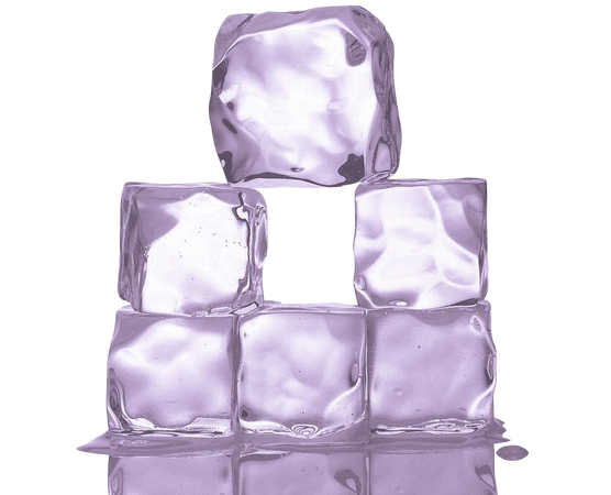 ice cubes png purple