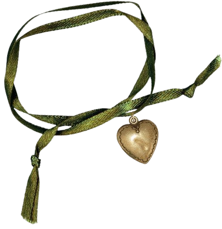 ribbon heart green
