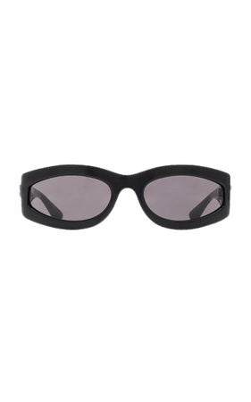 Fashion Show Oval-Frame Acetate Sunglasses By Bottega Veneta | Moda Operandi