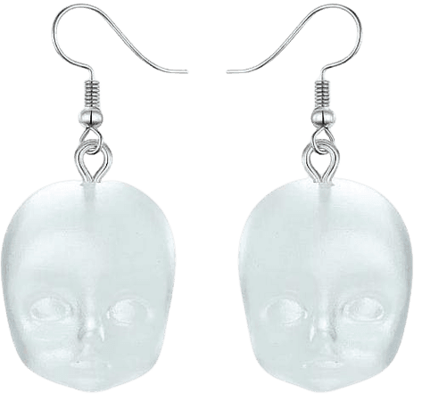 Ghost Face Earrings | Aesthetic Jewelry