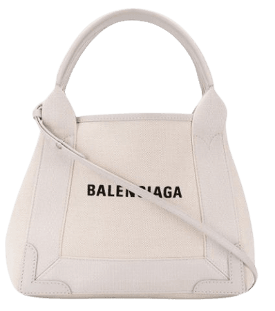 ShopBalenciaga Navy Cabas XS tote bag with Express Delivery - Farfetch