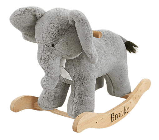 Nursery Elephant Plush Rocker | Pottery Barn Kids