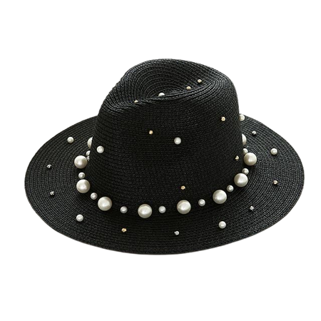 pearl stud hat