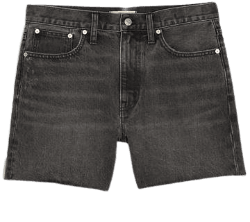 Relaxed Mid-Length Denim Shorts in Bradbrook Wash