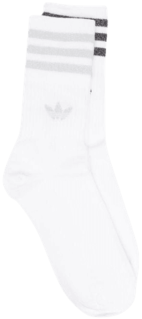 Adidas intarsia-knit Logo Ankle Socks - Farfetch