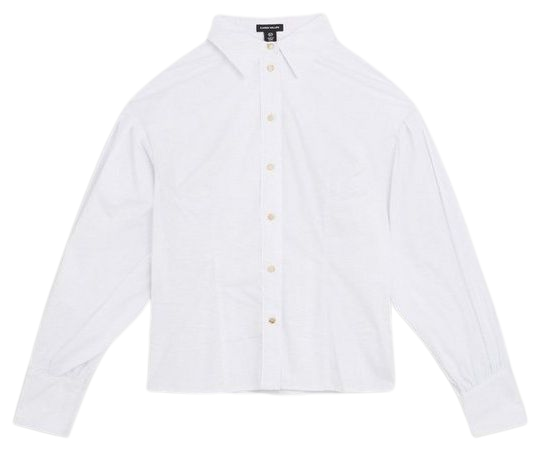 Blouson Sleeved Woven Shirt | Karen Millen