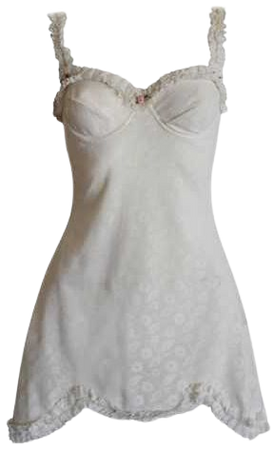 white dainty dress
