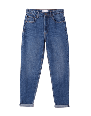 Mom jeans - Denim - Woman | Bershka