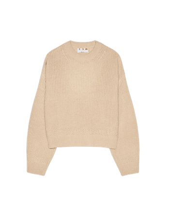 Round neck sweater - Knitwear - Bershka Egypt