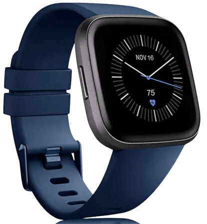 navy blue Fitbit versa 2
