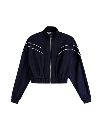 Contrasting jacket - Outerwear - Woman | Bershka
