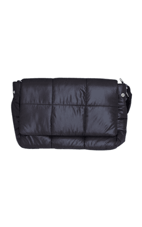 Black Oversized Quilted Shoulder Bag - Shoulder Bags - Bags - Accessories | PrettyLittleThing USA