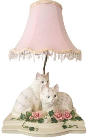 vintage cat lamp @White_oleander