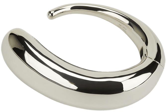 Bottega Veneta Spiral cuff bracelet