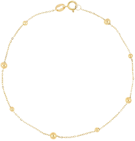 Bony Levy 14K Gold Alternating Beaded Chain Bracelet | Nordstrom