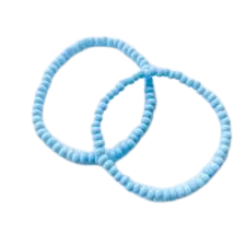 light blue bead bracelet - Google Search