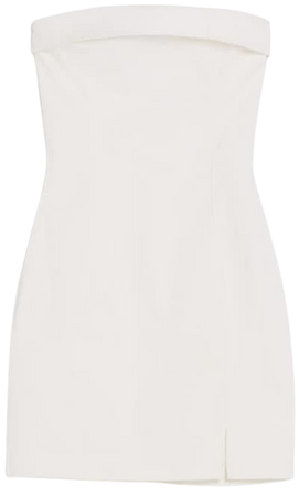 Relax fit bandeau neckline corset mini dress - Dresses - Woman | Bershka