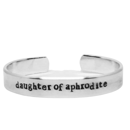 Daughter of Aphrodite: Hand Stamped Aluminum Piper McLean | Etsy