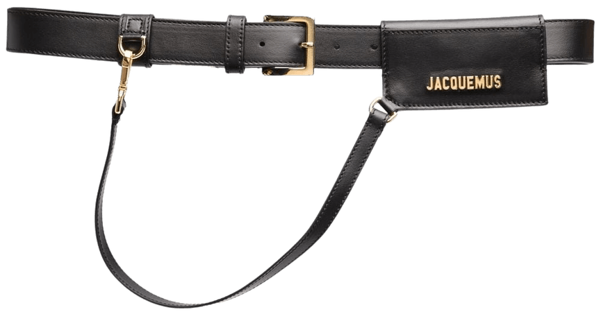 Shop Jacquemus cardholder leather belt with Express Delivery - FARFETCH