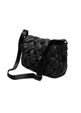 Braided Nylon Shoulder Bag - Black - Shoulderbags - & Other Stories US