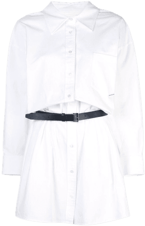 Alexander Wang Belted Shirt Dress - Farfetch