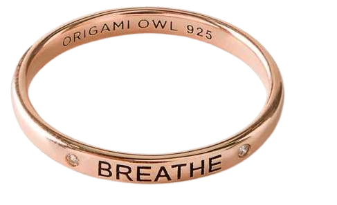 Rose gold, empowerment ring