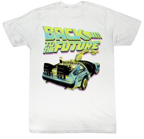 Back To The Future Btf Neon Licensed Adult T Shirt - Walmart.com - Walmart.com