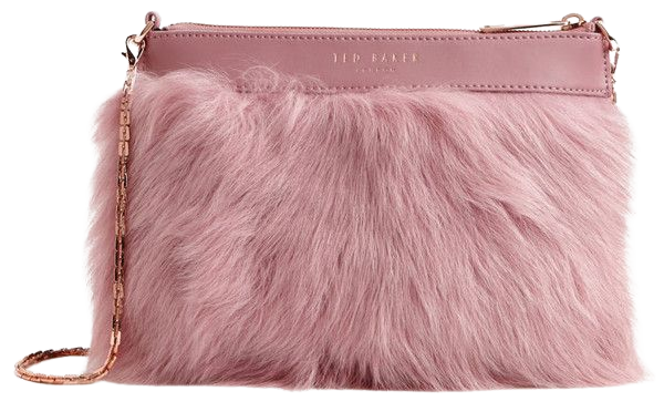 furry light pink clutch bag - Google Search