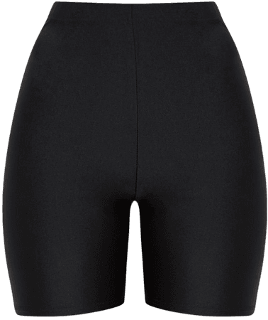 Black Disco Cycle Short | Shorts | PrettyLittleThing