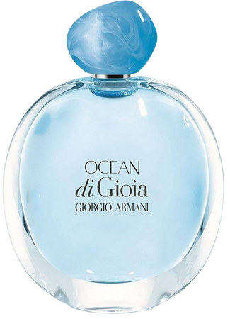 OCEAN DI GIOIA EAU DE PARFUM THE NEW GIORGIO ARMANI AQUATIC FRAGRANCE, FOR THE LIVELY WOMAN WHO IS IN HARMONY WITH HERSELF AND NATURE.