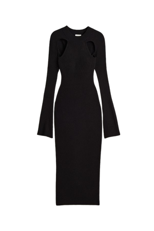 Cut-out Bodycon Dress - Black - Ladies | H&M CA