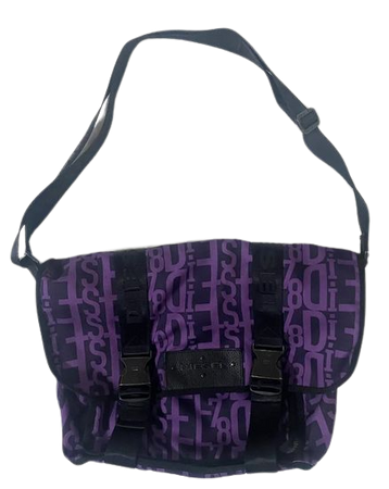 Purple Y2K 2000s Diesel Messenger Bag