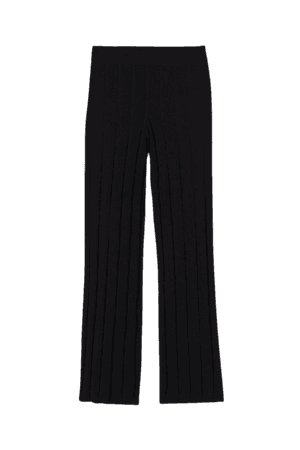 Rib-knit Pants - Black - Ladies | H&M US