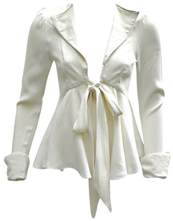 White Silk Shirt PNG
