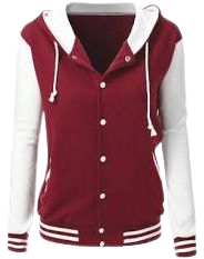 red letterman jacket womens - Google Search