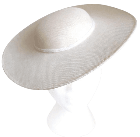 Adeline Cream & White Fascinator Hat with Headband, Tea-Party Fascinat – The Headwear Boutique