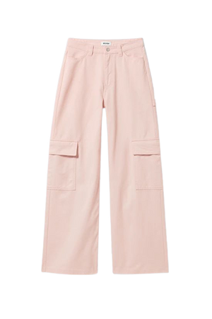 Sienna Cargo Trousers - Light Pink - Weekday WW