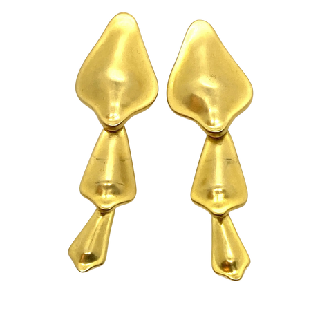 gold earrings jewelry