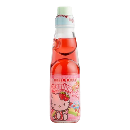 Hello Kitty Ramune Strawberry Soda | World Market